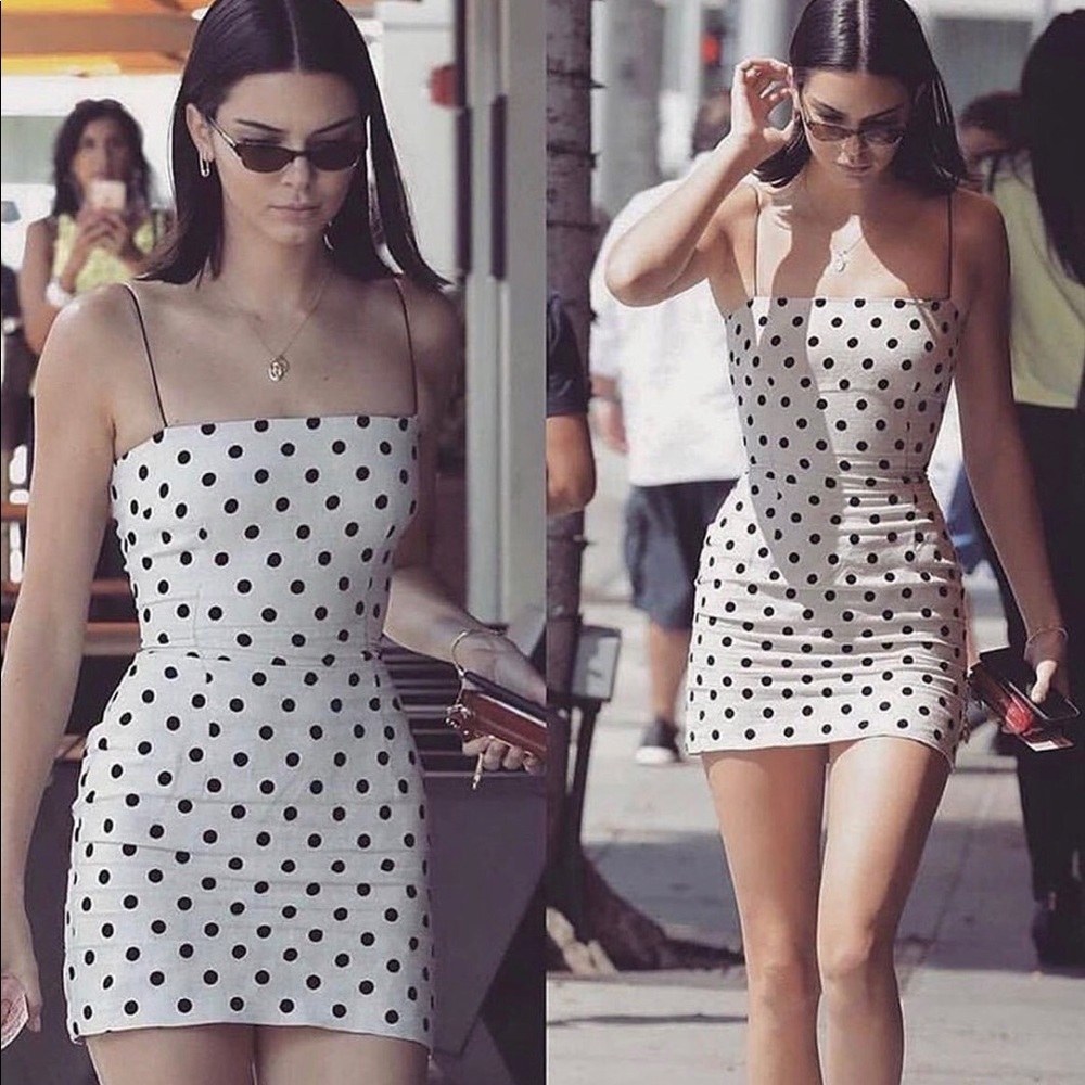 Zara polka dot dress bloggers favorite